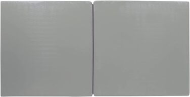 Складаний гімнастичний мат Grevinga® 200x100x8 см, сірий, м'який (RG 35)