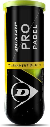 М'ячі для падел-тенісу Dunlop Pro Padel (3 шт.) - для змагань та турнірів