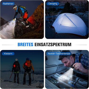 LED-велофара з заднім ліхтарем, комплект, водонепроникний, USB-зарядка, схвалено STVZO, 35LUX/17LUX