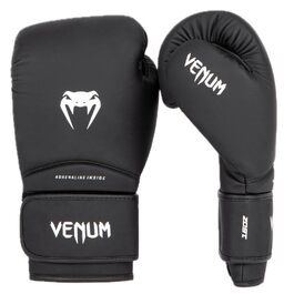 Боксерські рукавички Venum Contender 1.5, 12 унцій, чорно-білі