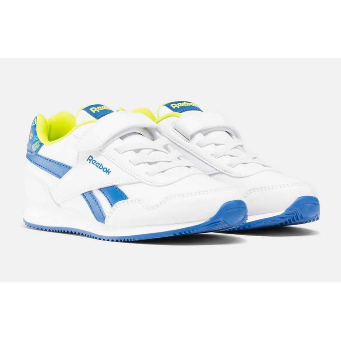 Кросівки для хлопчиків Reebok Royal CL Jog 3.0 White Vectorblue Acidyellow