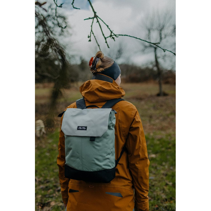 Жіночий рюкзак Ela Mo Mintgrey — міський, для ноутбука, антивор, стильний для школи, університету, роботи