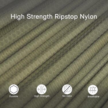 Гамак для кемпінгу OneWind з москітною сіткою, 3,35м x 1,72м, зелений