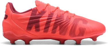 Дитячі футбольні бутси PUMA King Match FG/AG Jr - сяючий червоний/білий/червоний, 28 EU