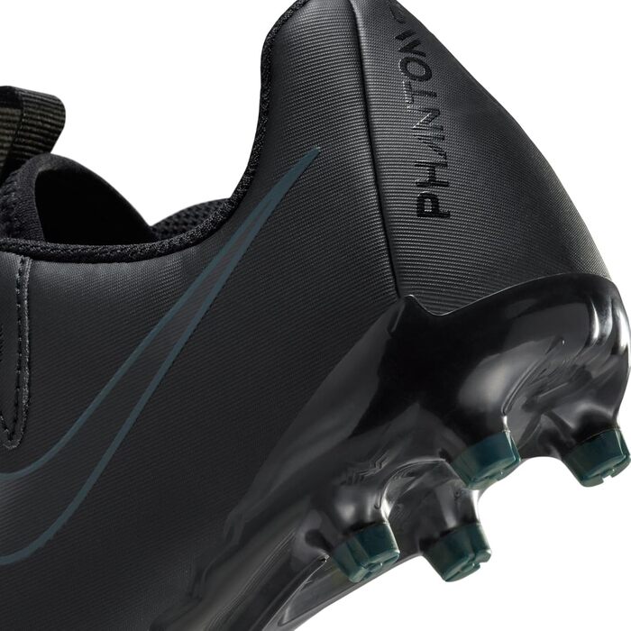 Кросівки для футболу Nike Jr. Phantom GX II Academy FG/MG, чорний/чорний/темно-зелений, 33 EU