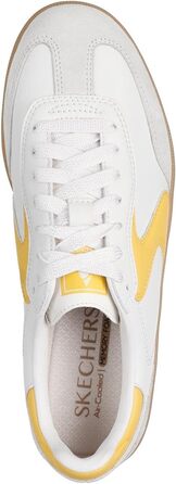 Кросівки жіночі Skechers Hotshot Kickoff White/Yellow 38.5 EU зі штучної шкіри