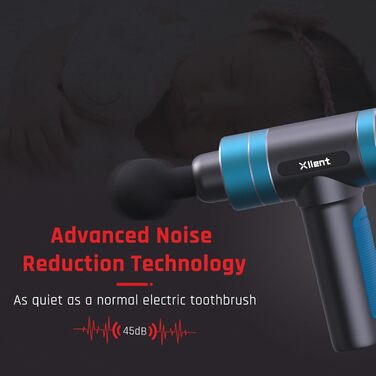 Електричний масажер для м'язів, глибокого впливу, портативний, тихий - ідеальний подарунок для жінок та чоловіків