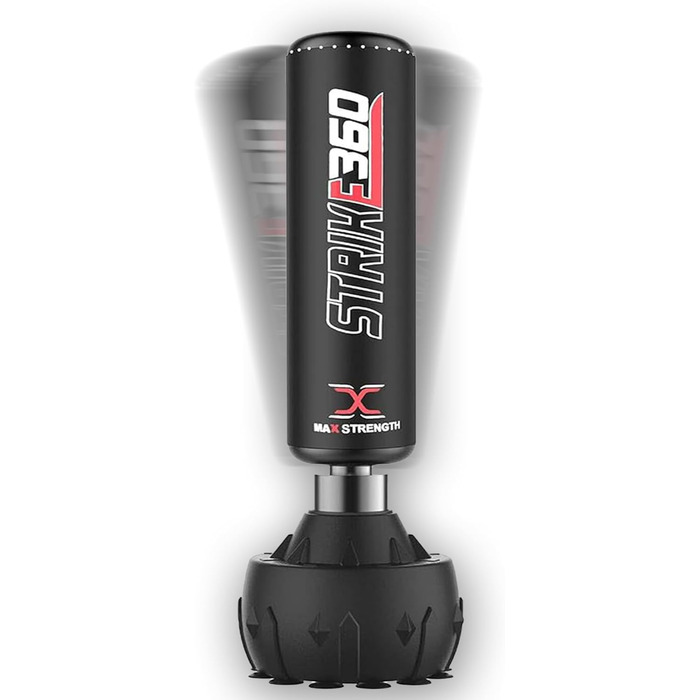 MaxStrength вільностоячий боксерський мішок для боксу та кікбоксингу 1,7-1,8 м, для MMA, міцна стійка, спортивний інвентар