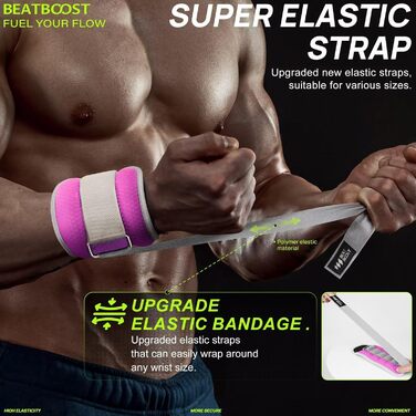 Утяжувачі для щиколоток і зап’ясть BeatBoost, 2 шт, 4-8 кг, з регульованими ременями для жінок і чоловіків, для фітнесу, пілатесу, аеробіки, тренувань