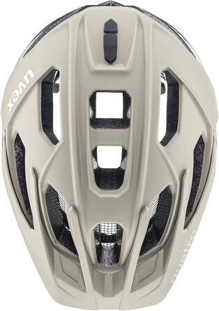 Велошолом Uvex Quatro CC для MTB, жіночий та чоловічий, індивідуальне регулювання розміру, покращена вентиляція, колір коричнево-чорний, 52-57 см