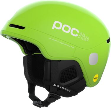 Дитячий лижний та сноуборд шолом POCito Obex MIPS, легкий, з MIPS захистом, комфортний, яскравий для видимості