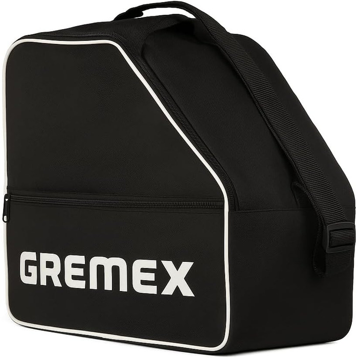 Чохол для лижних черевиків з відділенням для шолома - Водонепроникний рюкзак для лижних черевиків та шолома. Міцний, з титановими швами. Зручний для транспортування, подорожей та захисту спорядження (Чорний)