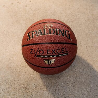 Баскетбольний м'яч Spalding TF Series для залу та вулиці, композитна шкіра, для всіх покриттів, розміри 7 (74,9 см), 6 (72,4 см), 5 (69,8 см)
