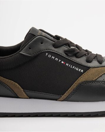 Чоловічі шкіряні кросівки Tommy Hilfiger FM0FM05305, 40 EU, чорні