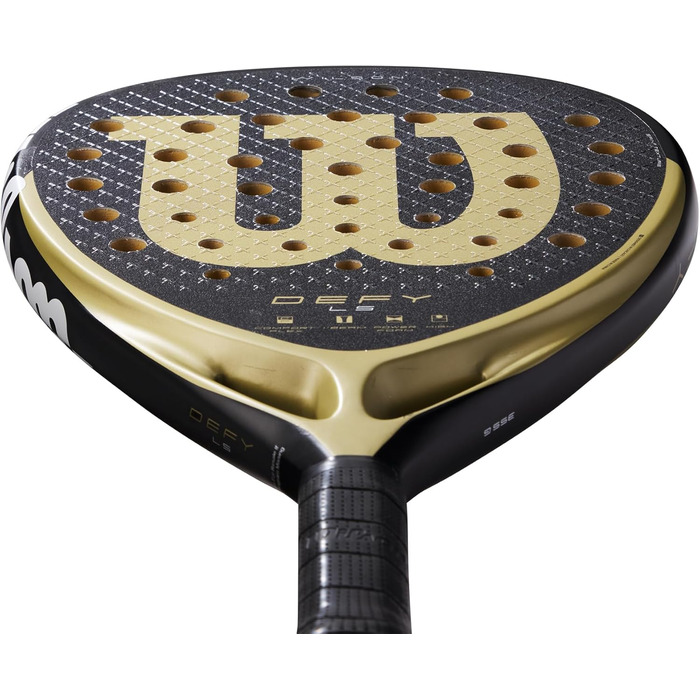 Ракетка для падел-тенісу Wilson Defy LS V1, чорний/золотий