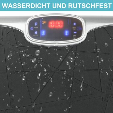 Вібраційна платформа Triclicks для тренувань всього тіла - 5 програм, з пультом дистанційного керування та еластичними стрічками, для схуднення та фітнесу вдома