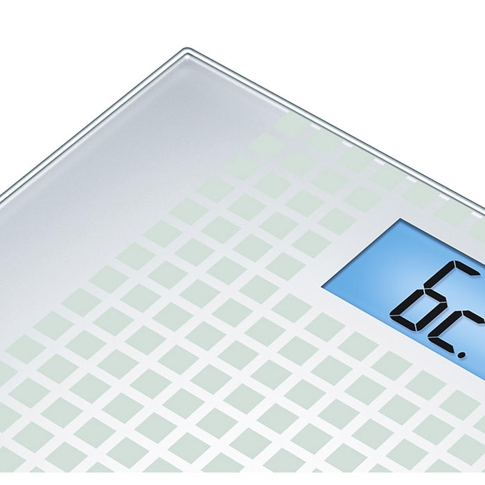 Ваги скляні Beurer GS 206 Squares, сірі, електронні