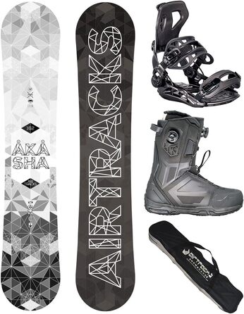 Сноуборд Airtracks Akasha Wide Hybrid Rocker 152/157/159/162 см + Кріплення Master + Ботинки + Сумка для сноуборду