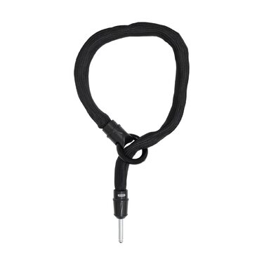 Замок-ланцюг для велосипеда ABUS IvyTex Adaptor Chain 6KS (130 см, 6 мм), чорний, з вологостійким захисним покриттям
