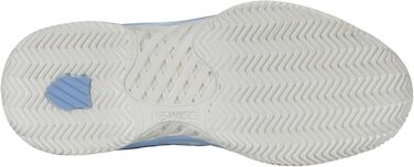 Жіночі тенісні кросівки K-Swiss Hypercourt Express 2 Hb, 39.5 EU, білий, сірий, зелений