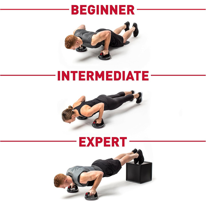 Упори для відтискань Perfect Pushup Elite Standard, домашній фітнес, анатомічні ручки