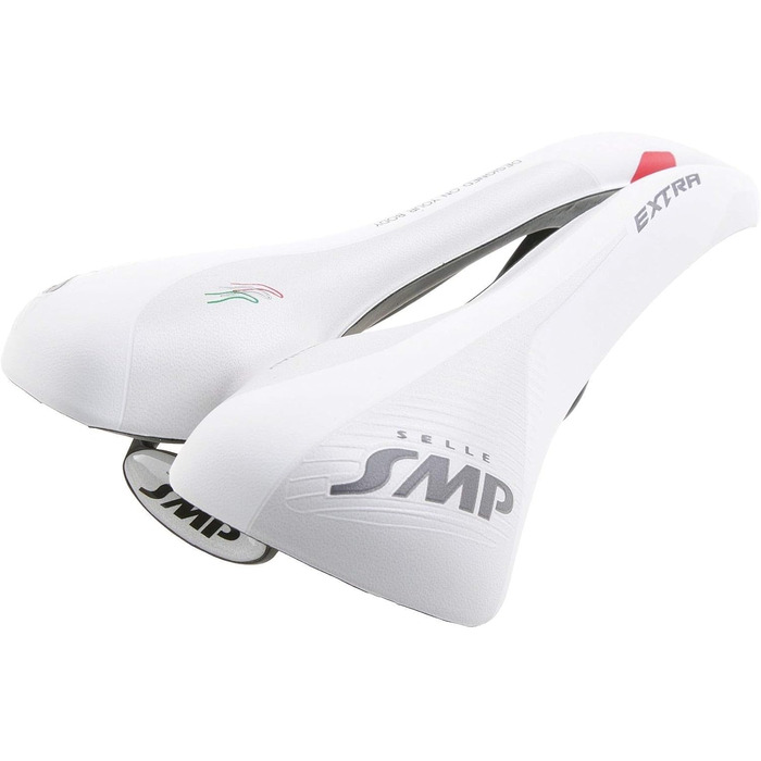 Сідло для велосипеда SMP Selle Extra Color Edition, біле, універсальний розмір, 100% без тиску, для MTB та шосейних велосипедів