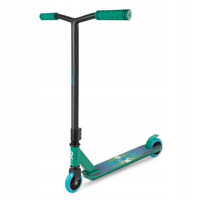 Трюковий самокат Soke GO! Легкий 2,9 кг ABEC-9 Stunt, зелено-блакитний