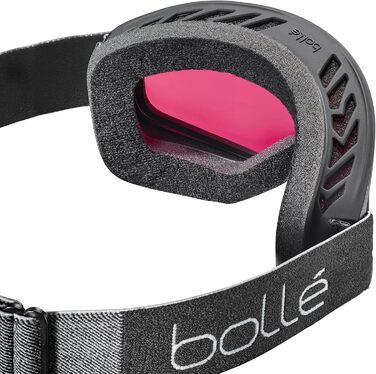 Лижна маска Bollé Freeze Plus, середній розмір, унісекс, чорна, для дорослих