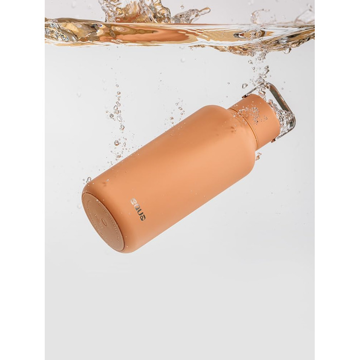 Пляшка для води EQUA Timeless, нержавіюча сталь, 1000 мл, BPA-free, герметична, довговічна, багаторазова, абрикосова