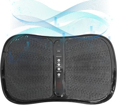 Віброплатформа з Bluetooth, 1-99 рівні інтенсивності, 5 програм для фітнесу вдома для схуднення, м'язового розвитку та тренування всього тіла