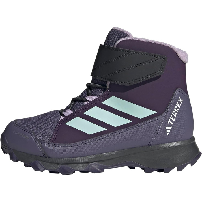 Дитячі зимові черевики adidas Terrex Snow CF Climawarm для дітей, 38 2/3 EU, Aurora Plum/Semi Flash Aqua/Powder Plum