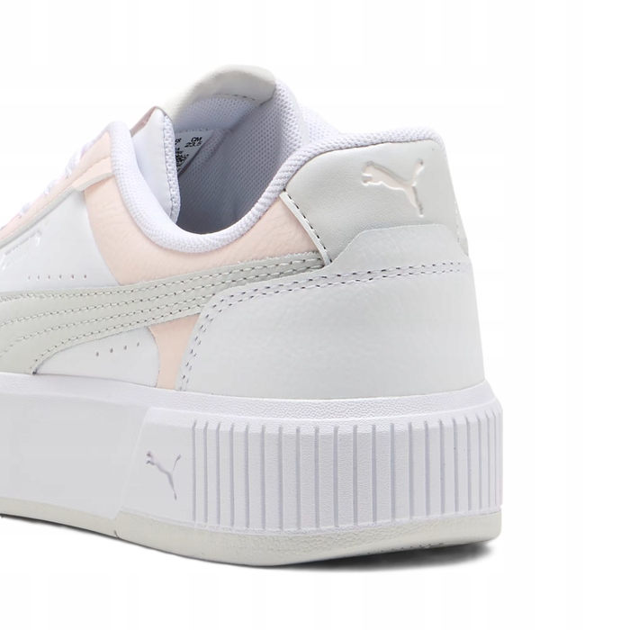 Жіночі шкіряні кросівки на платформі Puma Carina Mia, білі