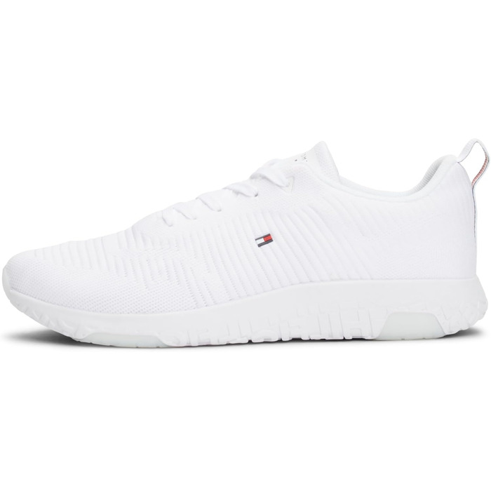 Кросівки Tommy Hilfiger Runner Corporate Knit Rib для чоловіків (43 EU, білий)