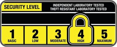 Блокувальник велосипедів Kryptonite Combo Standard 12 мм Комбінований - Захист від викрадення, для велосипедів та скутерів