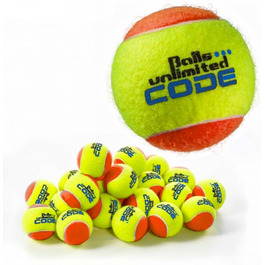 Тенісні м'ячі Balls Unlimited Code Blue, безтискові, для тренувань, 60 шт, жовто-оранжеві