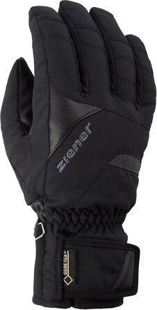 Лижні рукавички Ziener Guffert GTX, водонепроникні, дихаючі, графіт/чорний, для зимових видів спорту