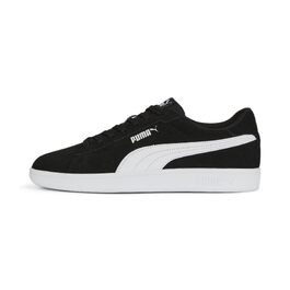 Чоловічі шкіряні кросівки Puma Smash 3.0 L чорні (Puma Black/White), розмір 43 EU