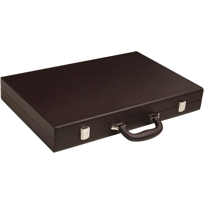 Набір для гри в нарди преміум-класу Silverman & Co. 48 x 64 см, темно-коричневий