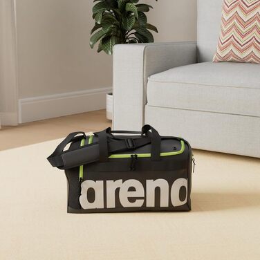 Спортивна сумка ARENA Spiky III 40 л, унісекс, сіра/жовта