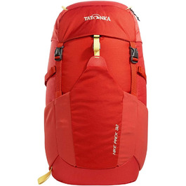 Рюкзак для походів Tatonka Hike Pack 32 л з вентиляцією спини та дощовиком, легкий туристичний рюкзак червоний помаранчевий