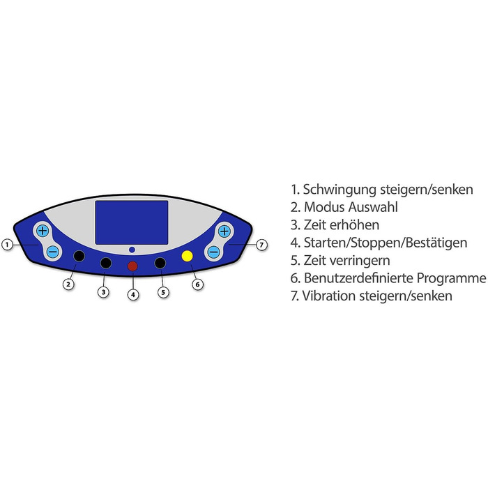 Newgen Medicals 3D вібраційна платформа WBV-620.3D з еспандером і пультом, для фітнесу, до 120 кг