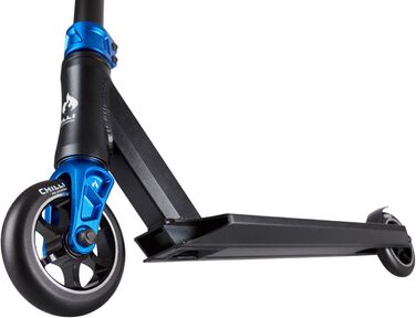 Трюковий самокат Chilli Pro Scooter 5000, 84 см, 110 мм PU колеса, ABEC 9, для амбітних підлітків, чорний/синій