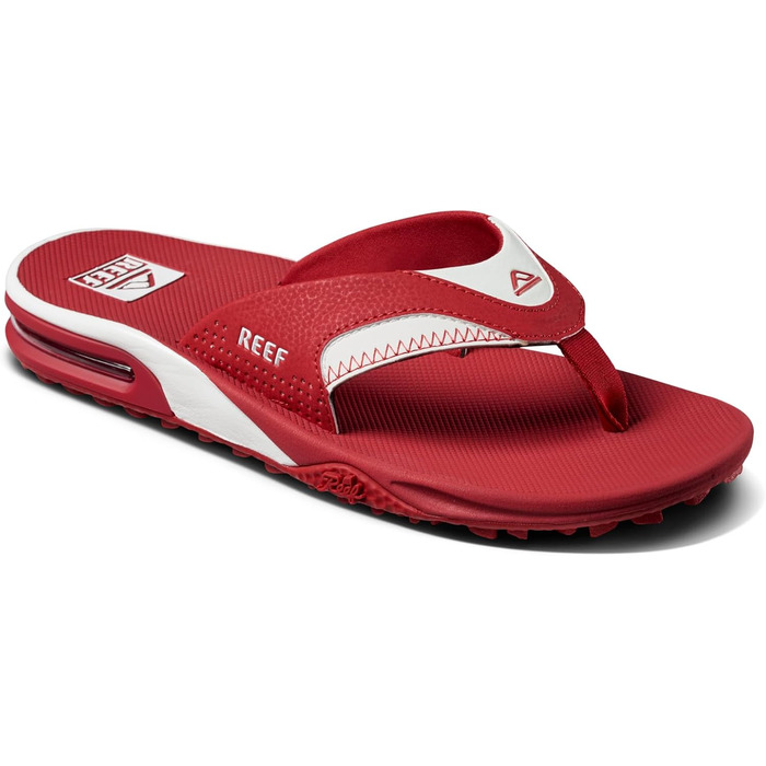 Шльопанці Reef Fanning Pregame для чоловіків, 43 EU, червоно-білі
