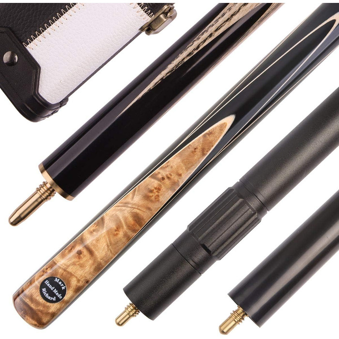 Більярдний кий Mark Richard Minibutt-JY3, коріння дерева, клена, палісандру, ясену, ручної роботи, 3/4, довжина 144.8/152.4 см, наконечник 9.5 мм