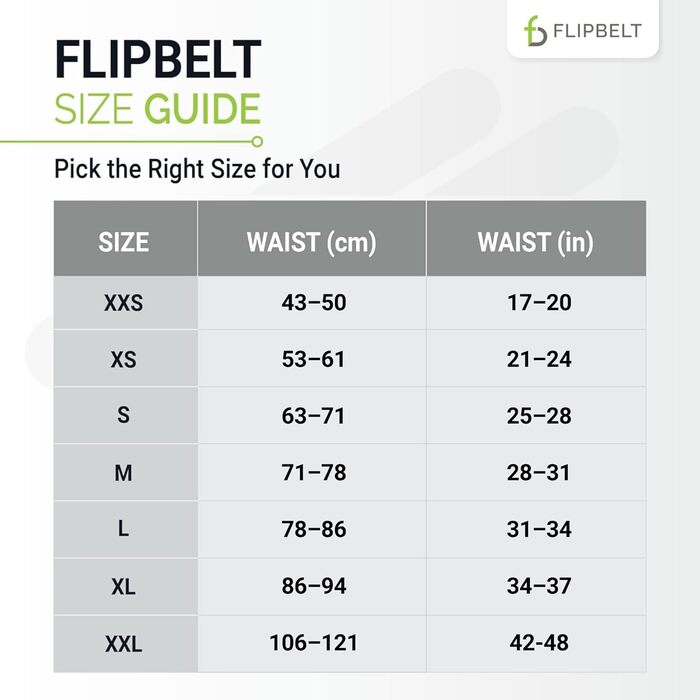 FlipBelt Klassischer Laufgürtel: Пояс для бігу, поясна сумка для жінок та чоловіків, без натирань, для телефону, вологовідвідний, L Carbon