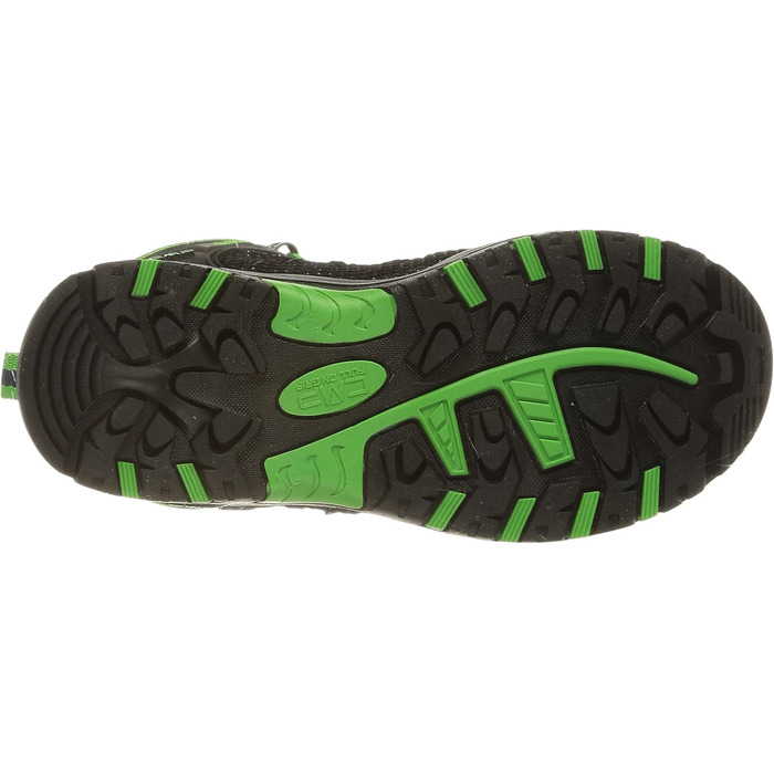 CMP Kinder Rigel Mid Trekking Shoes Wp - Дитячі трекінгові черевики середньої висоти, водонепроникні, блакитний/геко, 25