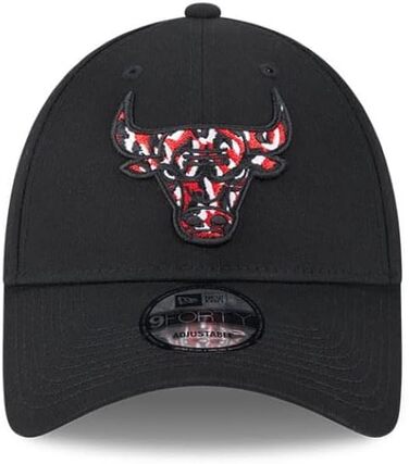 Кепка New Era NBA 9Forty Chicago Bulls з вигнутим козирком, універсальний розмір