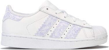 Дитячі кросівки Adidas Superstar J, білі, 28.5 EU (Унісекс)