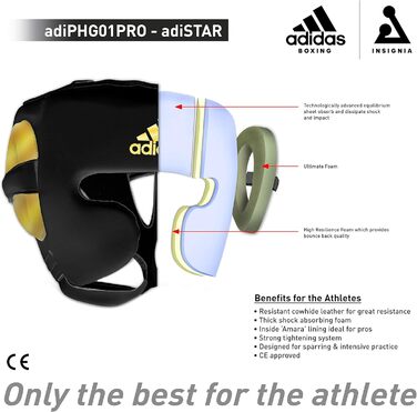 Боксерський шолом adidas adiStar Pro, захист голови