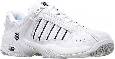 Тенісні кросівки K-Swiss Performance KS TFW DEFIER для чоловіків, білі, з синіми та червоними акцентами, розмір 41.5 EU (164)